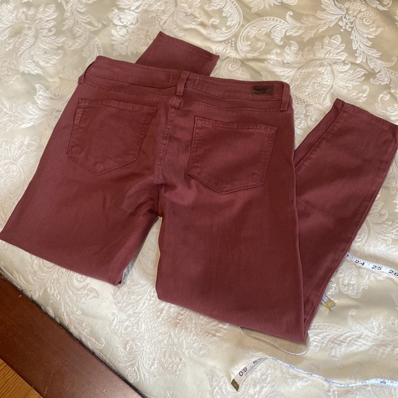 NWOT Paige verdugo crop redwood silk coating jeans - Picture 6 of 14